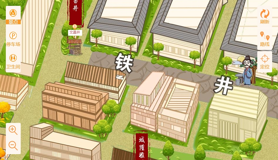 友好智慧景区：手绘地图与语音导览的完美融合