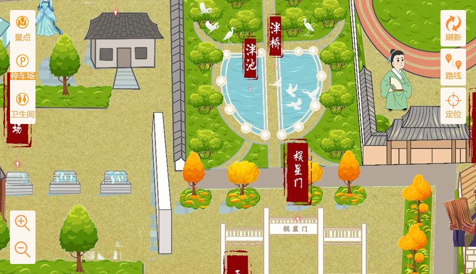 友好手绘地图景区语音讲解导览系统：智慧景区建设的基石